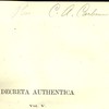 Decreta authentica congregationis sacrorum rituum ex actis eiusdem collecta eiusque auctoritate promulgata sub auspiciis SS. domini nostri Leonis papae XIII