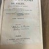 Oeuvres complètes de saint François de Sales, évêque et prince de Genève : ornées de son portrait et d'un fac simile de son écriture tiré d'un fragment inédit