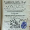 Sermonum de sanctis celeberrimi sacrae theologiae professoris virique doctissimi