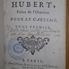 Sermons du Père Hubert, prêtre de l'oratoire