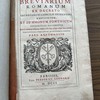 Breviarium romanum ex decreto SS. concilii tridentini restitutum, et summorum pontificum, auctoritate recognitum.