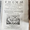Divi Thomae Aquinatis ... Catena in quatuor Evangelia ad plurima exempla comparata, & emendata. Accedunt Io.Fran. Bernardi Mariae De Rubeis admonitio praevia in idem opus, & dissertatio contra benedictum divi Thomae...