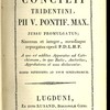 Cathechismus concilii tridentini, Pii V. Pontif. Max.