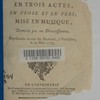 Le magnifique, comédie en trois actes, en prose et en vers ; mise en musique, terminée par un divertissement, représentée devant sa majesté, à Versailles, le 19 mars 1773