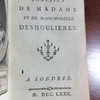 Oeuvres choisies de Madame et de Mademoiselle Deshoulières