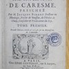 Sermons pour tous les jours de caresme