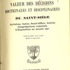 Valeur des décisions doctrinales et disciplinaires du Saint-Siège : Syllabus, Index, Saint-Office, Galilée