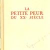 La petite peur du XXe siècle