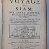 Voyage de Siam des pères jésuites, envoyez par le roy aux Indes & à la Chine. Avec leurs observations astronomiques..