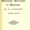Précis de théologie ascétique et mystique