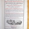 L'art de vérifier les dates des faits historiques, des chartes, des chroniques, et autres anciens monumens, depuis la naissance de Notre-Seigneur, par le moyen d'une table chronologique..