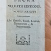 Biblia sacra vulgatæ editionis
