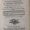 Catéchisme philosophique, ou, Recueil d'observations propres à défendre la religion chrétienne contre ses ennemis