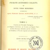 Elementa theologiae dogmaticae e probatis auctoribue collecta et divini verbi ministerio