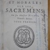 Instructions théologiques et morales sur les Sacremens