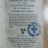 Dissertation sur l'hemine de vin, et sur la livre de pain de S. Benoist, & des autres anciens religieux, où l'on fait voir que cette hemine n'estoit que le demi-setier, & que cette livre n'estoit que de douze onces: où l'on represente l'esprit des Peres, & des saints fondateurs d'ordres, touchant le jeûne & la temperance: où l'on éclaircit quelques points remarquables de l'Antiquité: et où l'on recherche la juste proportion des poids & des mesures des anciens avec les nostres
