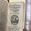 Les constitutions des religieuses de Sainte Ursule, de la Congregation de Paris
