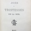 Joies et tristesses de la mer