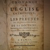 La Véritable croyance de l'Église catholique, et les preuves de tous les points de sa doctrine, fondées sur l'Écriture Sainte