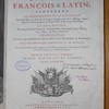 Dictionnaire universel françois & latin, contenant la signification et la définition tant des mots de l'une & de l'autre langue, avec leurs differens usages ; que des termes propres de chaque état & de chaque profession : la description de toutes les choses naturelles & artificielles ; leurs figures, leurs espèces, leurs usages, & leurs proprietez : l'explication de tout ce que renferment les sciences & les arts, soit liberaux ou mechaniques.