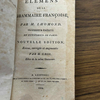 Élémens de la grammaire françoise.