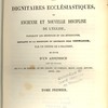 Des Fonctions, des obligations et des biens des dignitaires ecclésiastiques, ou Ancienne et nouvelle discipline de l'Église, touchant les bénéfices et les bénéficiers, et suivie d'un appendice