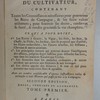 L'agronome, dictionnaire portatif du cultivateur, contenant toutes les connaissances nécessaires pour gouverner les biens de campagne... Avec un nombre considérable d'autres instructions utiles & curieuses à tout homme qui passe sa vie à la campagne