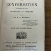 L'art de la conversation au point de vue littéraire et chrétien