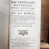 Dictionnaire historique, critique, chronologique, géographique et littéral de la Bible