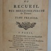 Theâtre françois, ou, Recueil des meilleures pieces de theâtre