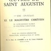 Le magistère chrétien