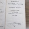 Institutions mathématiques : servant d’introduction à un cours de philosophie à l’usage des universités de France