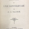 Les Sablons (L’île de Sable) et L’île Saint-Barnabé