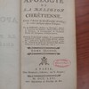 Apologie de la religion chrétienne : contre l'auteur du Christianisme dévoilé & contre quelques autres critiques