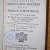 Sermons sur les plus importantes matières de la morale chrétienne, ou, L'aveugle mis en meilleur ordre, a l'usage de ceux qui s'apliquent aux missions, & de ceux qui travaillent dans les paroisses
