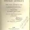 Les conciles généraux
