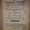 Les charactères des passions