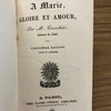 A Marie, gloire et amour