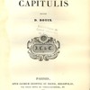 Tractatus de capitulis