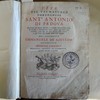 Vita del taumaturgo portoghese sant'Antonio di Padova : arricchita di nuove notizie e critiche osservazioni tratte da codici e monumenti sicuri ignoti agli stessi più classici non che ad altri autori delle cento e più vite del Santo lette dall'autore...