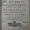 De la décadence des lettres et des mœurs, depuis les Grecs et les Romains jusqu'à nos jours
