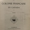 Histoire de la colonie française en Canada