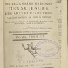 Encyclopédie, ou, Dictionnaire raisonné des sciences, des arts et des métiers