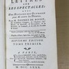 Lettres sur les Spectacles ; avec une Histoire des Ouvrages pour & contre les Théâtres