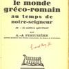Le monde gréco-romain au temps de notre-seigneur