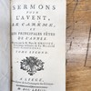 Sermons pour l'Avent, le Carême, et les principales fêtes de l'année