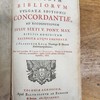 Sacrorum Bibliorum Vulgatae editionis concordantiae, ad recognitionem iussu Sixti V. Pont. Max.