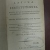 Grammaticæ latinæ institutiones, facili, et ad puerorum captum accommodata, methodo perscriptæ