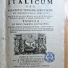 Museum italicum, sev, Collectio veterum scriptorum ex bibliothecis italicis