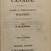 Ornithologie du Canada